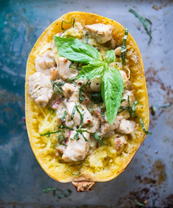 Spaghetti Squash Boat Recipes With Chicken