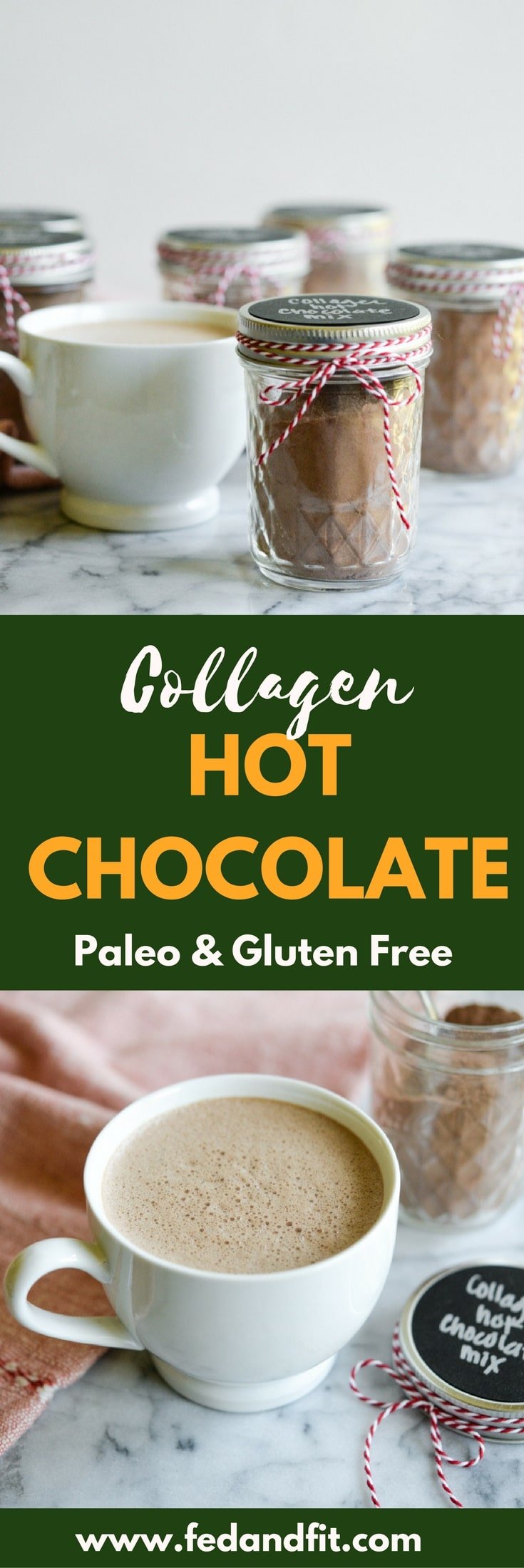Homemade Collagen Hot Chocolate Mix Fed & Fit
