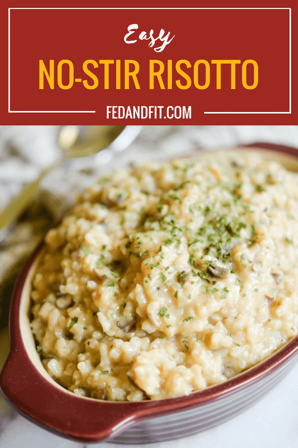 NoStir Mushroom Risotto Fed & Fit