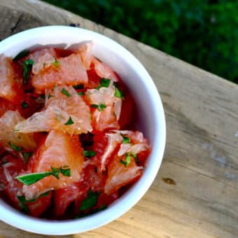Pomelo and Mint Salad