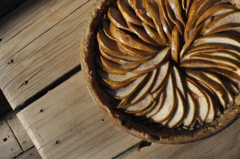 paleo pear tart