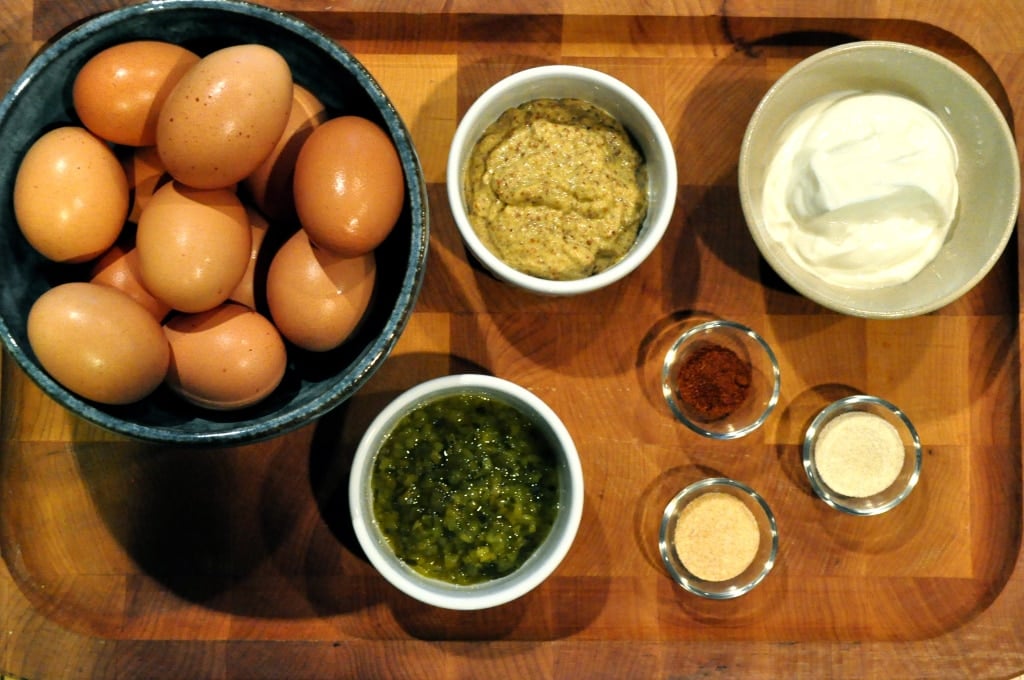 Paleo Deviled Eggs ingredients