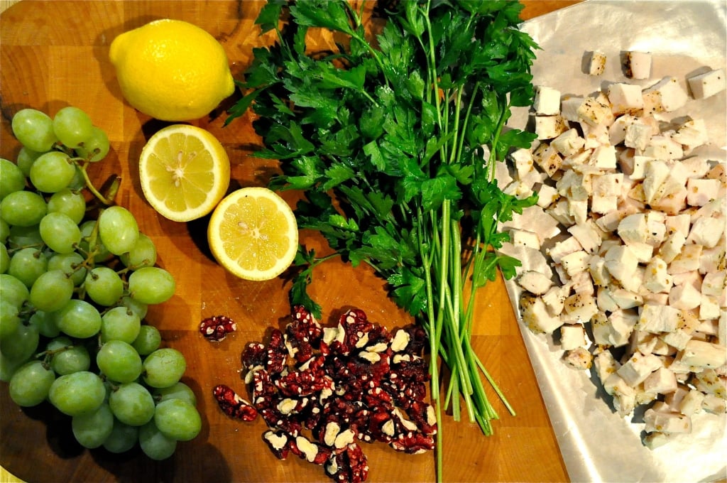 ingredients for paleo Sonoma chicken salad