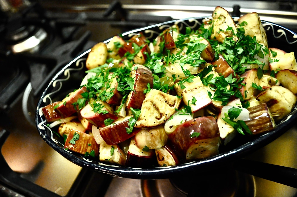 Roasted Grapefruit Eggplant