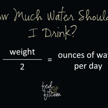 how much water to drink diagram