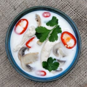 Paleo Thai Coconut Chicken Soup (Tom Kha Gai)