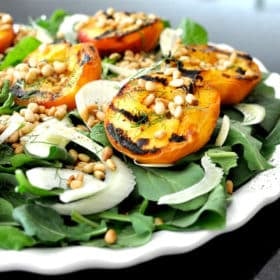 Grilled Peach & Fennel Salad
