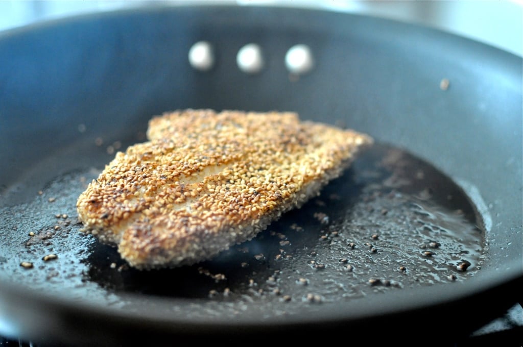 Sesame Seed Crusted Snapper