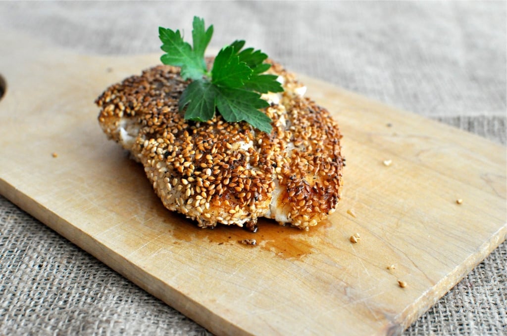 Sesame Seed Crusted Snapper