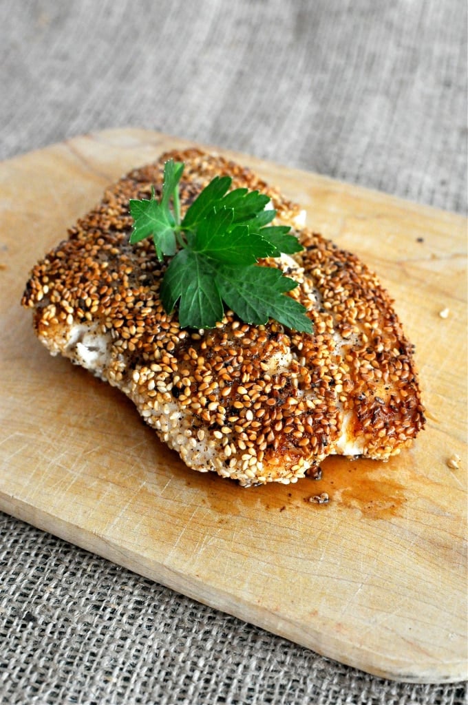 Sesame Seed Crusted Snapper