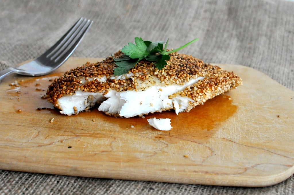 Sesame Seed Crusted Snapper