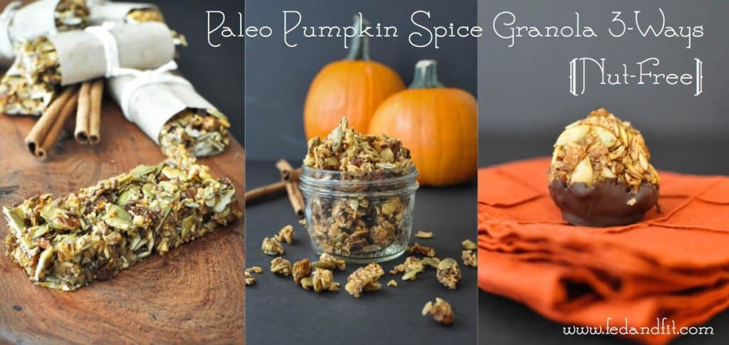Paleo Pumpkin Spice Granola | Fed and Fit