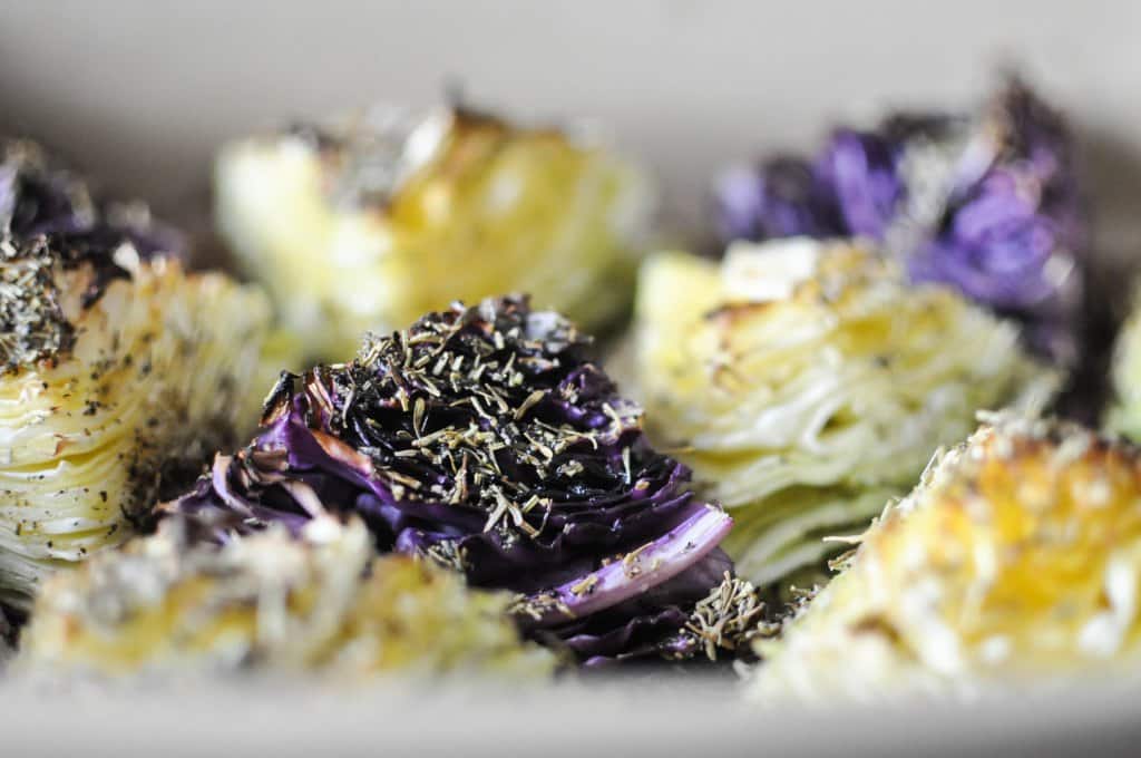 Gather’s Roasted Green and Purple Cabbage | Fed+Fit-3