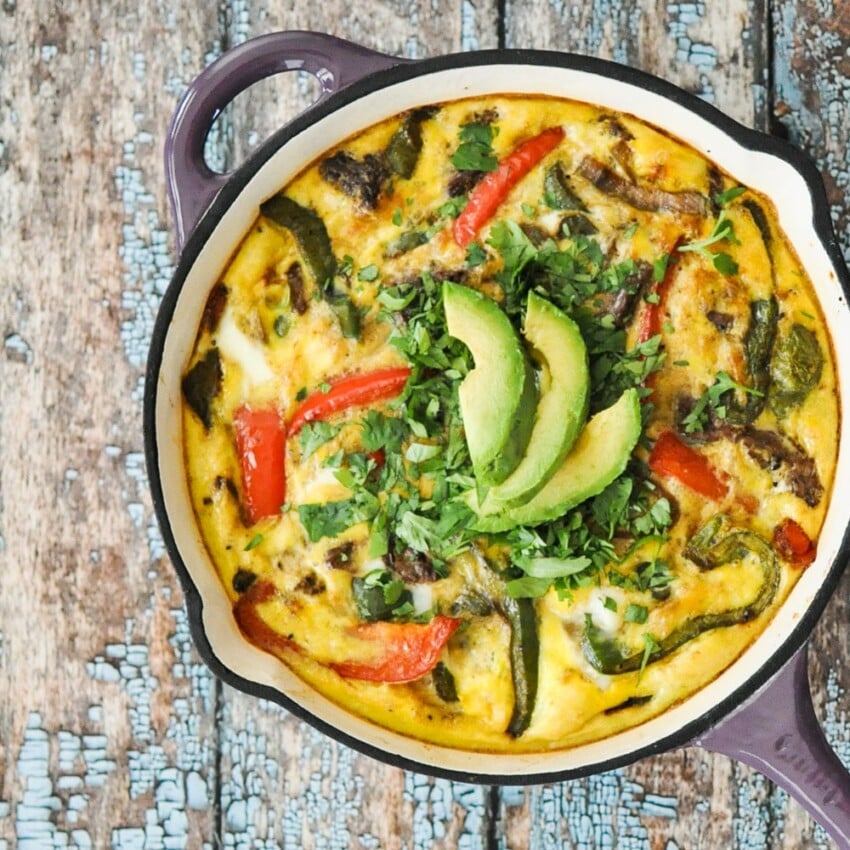 Southwestern Breakfast Frittata - Fed & Fit