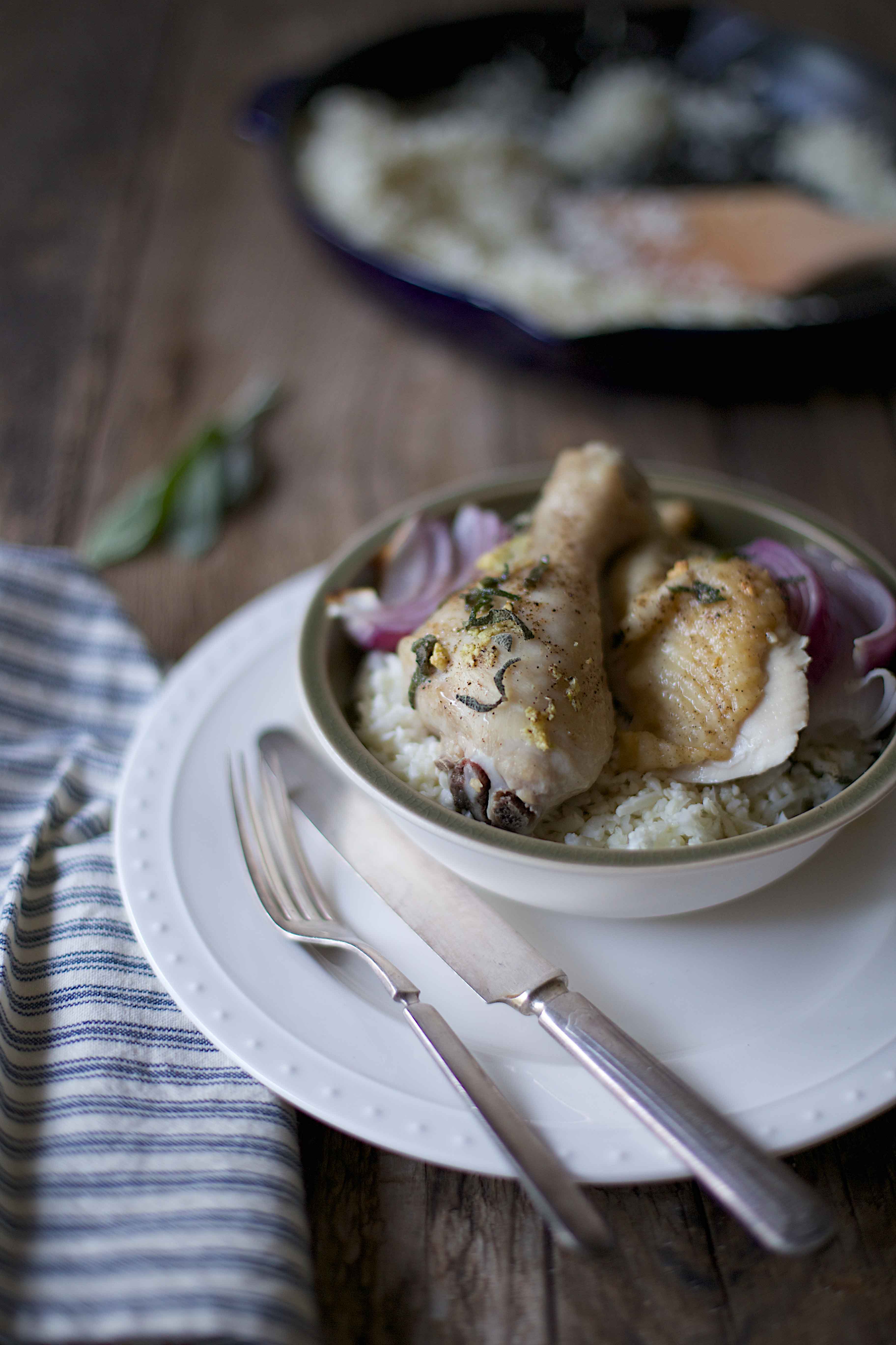 Browned Butter Sage Roasted Chicken