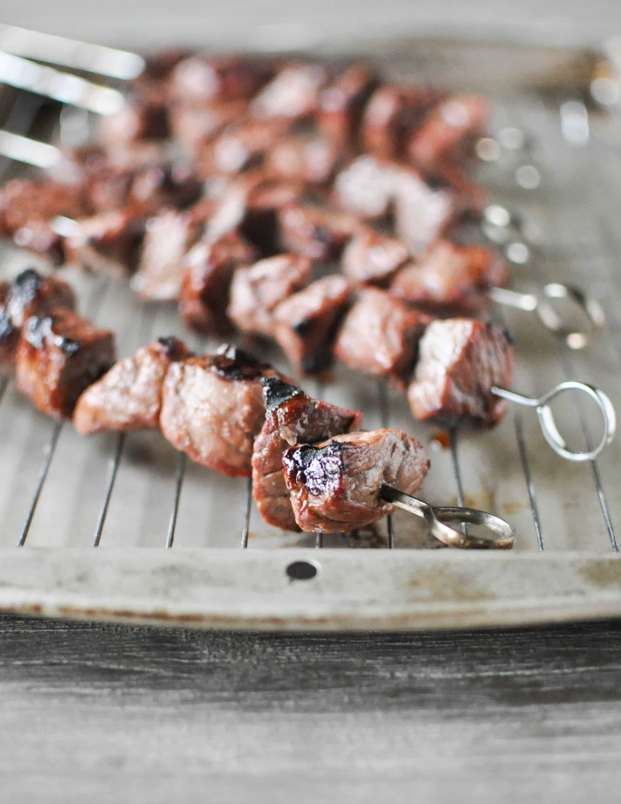 Sweet & Sour Beef Kabobs