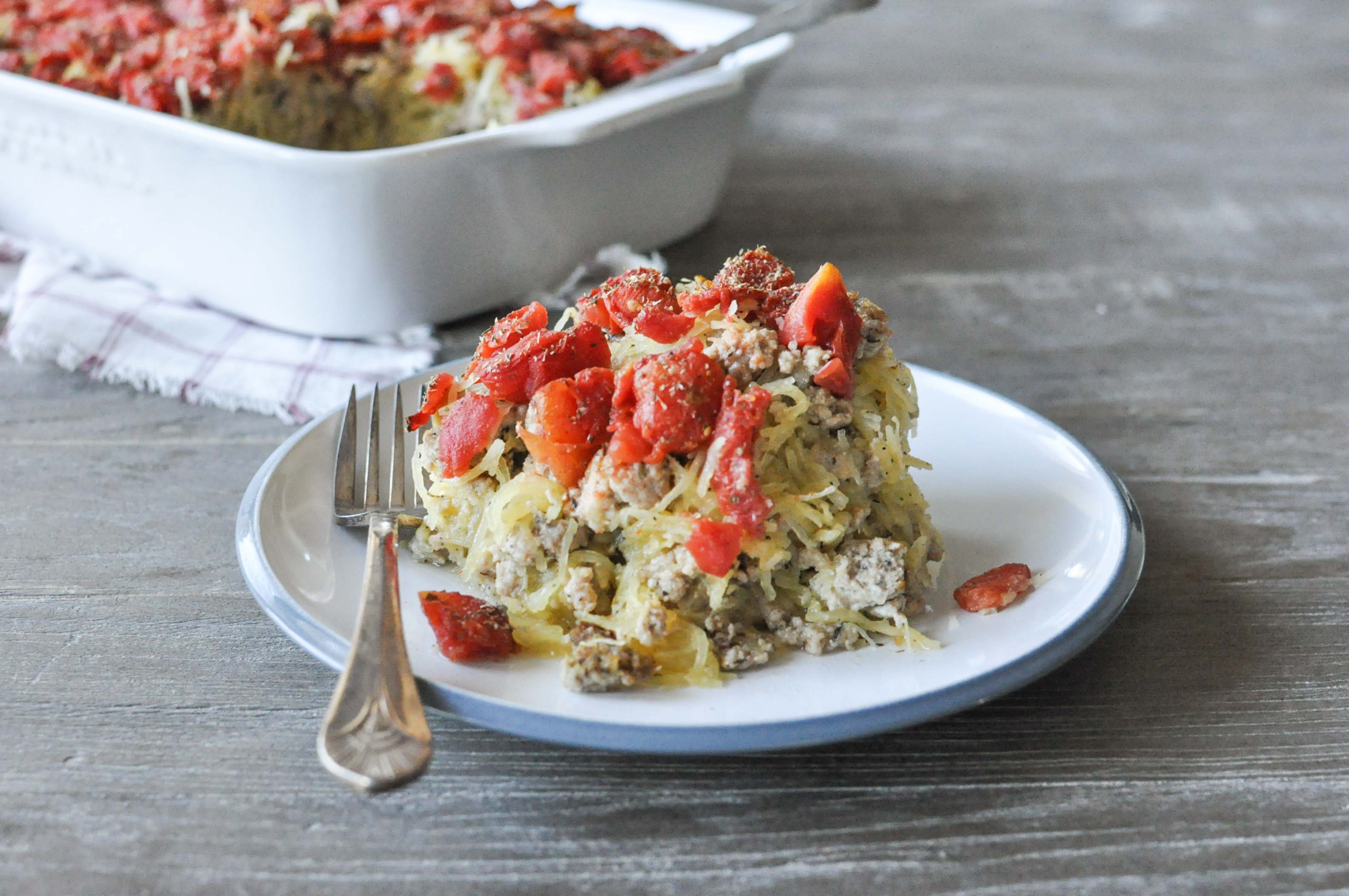 Turkey Spaghetti Casserole