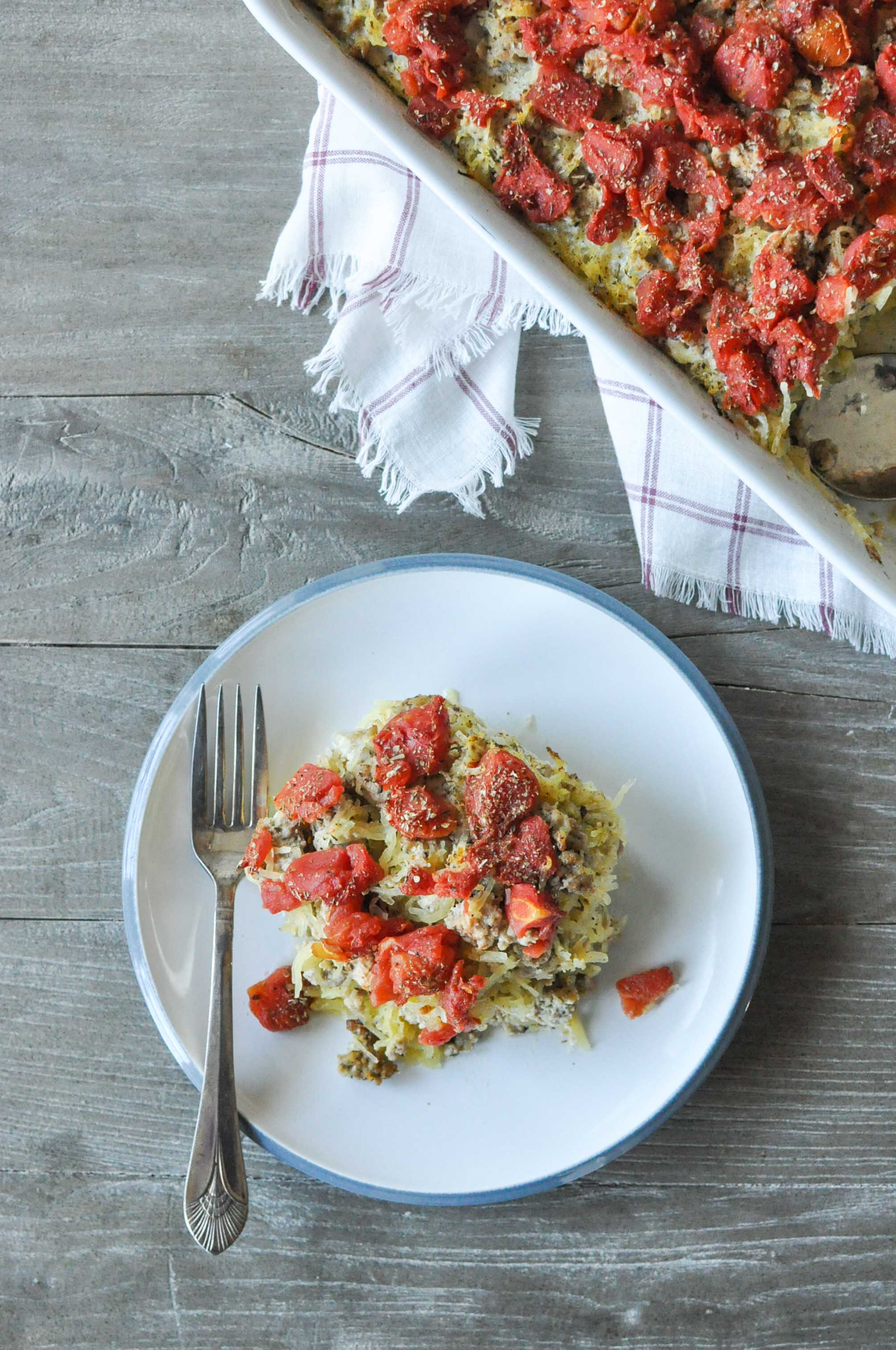 Turkey Spaghetti Casserole