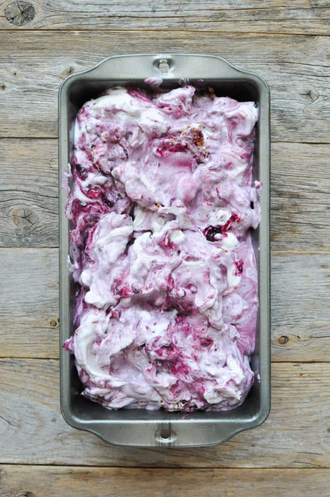 Paleo Blueberry Crumble Ice Cream