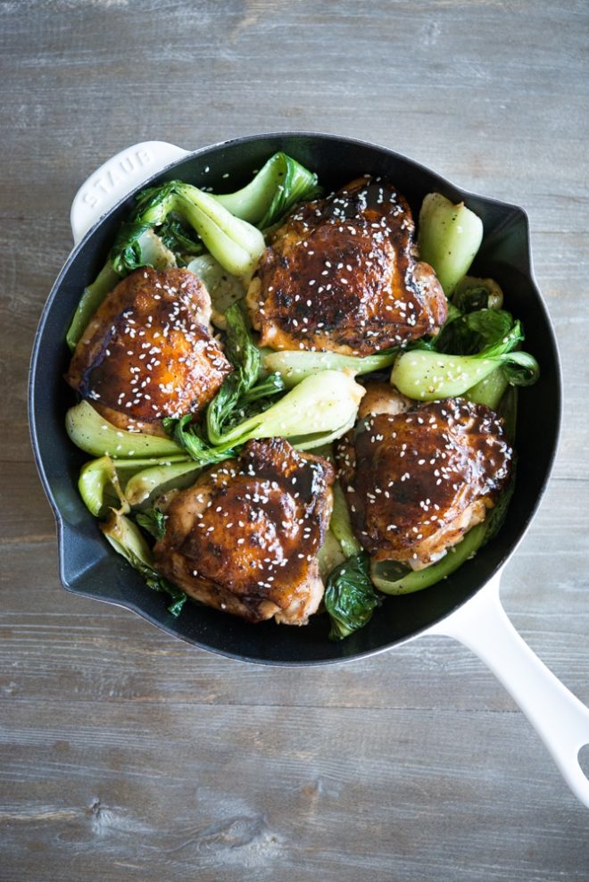 Fed and Fit Teriyaki Chicken Thighs and Bok Choy-5