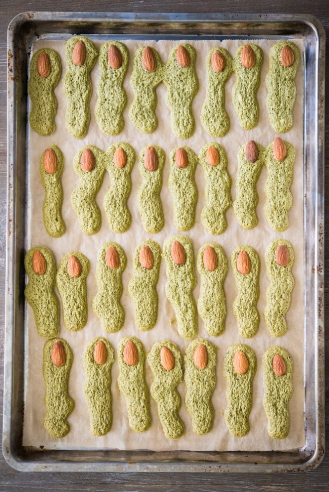 Witches' Finger Cookies (gluten-free)