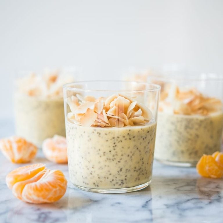 Orange Creamsicle Reimagined as Chia Pudding - Fed & Fit