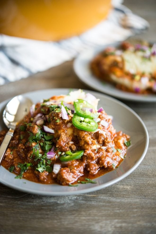 paleo beef chili casserole