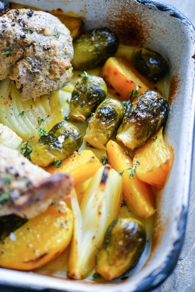 Mustard Pork Tenderloin Bake