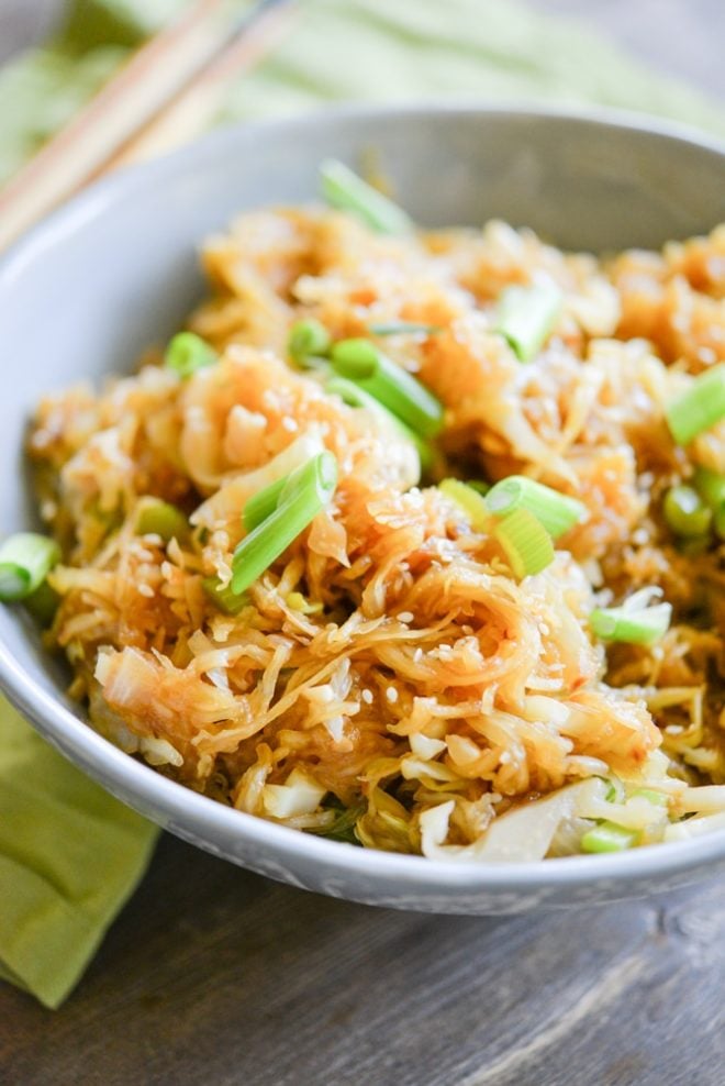 Spaghetti Squash Chow Mein