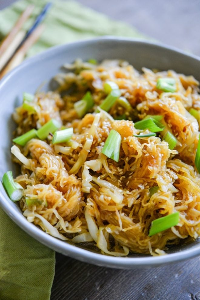 Spaghetti Squash Chow Mein