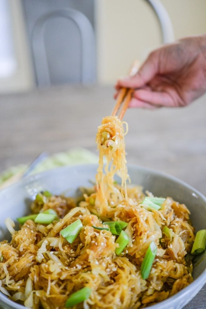 Spaghetti Squash Chow Mein