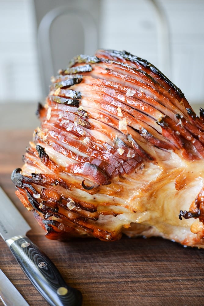 Honey Glazed Spiral Ham - This Home Kitchen