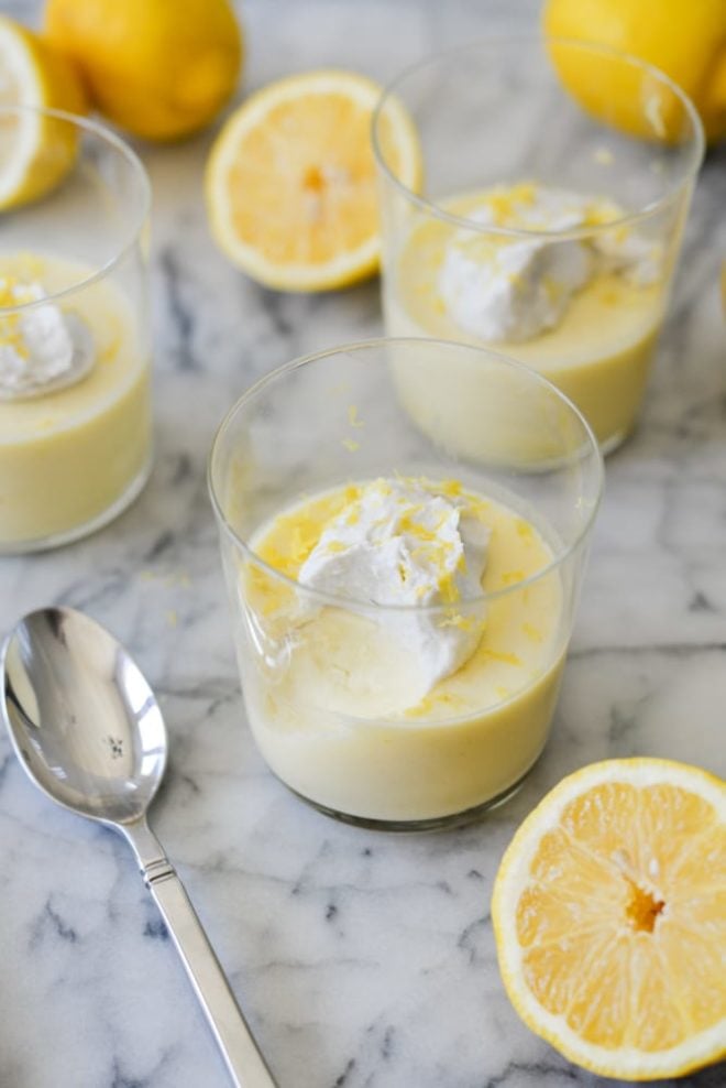 Lemon Curd Puddings - Fed & Fit