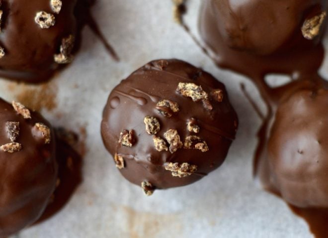 Paleo Triple Chocolate Cake Balls Fed and Fit-6