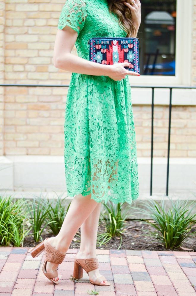 Summer Crochet Midi Dress