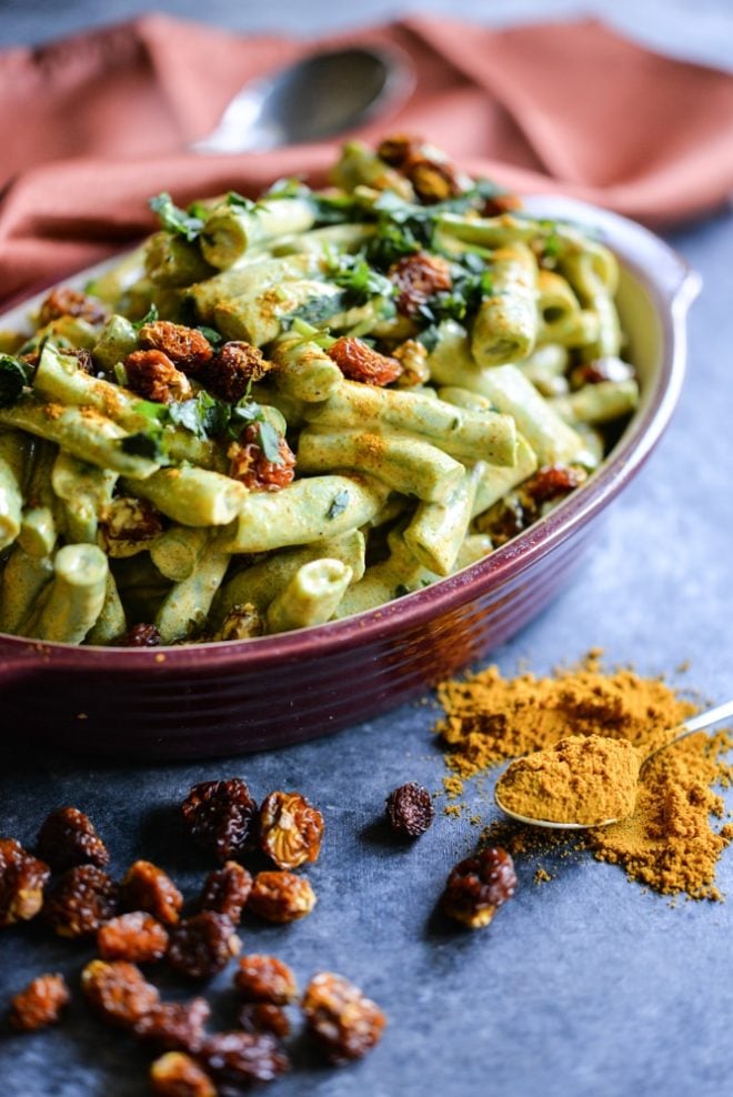 Chilled Curried Green Bean Salad is a perfect summer side dish! | Fed & Fit