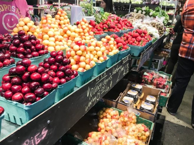 Granville island farmers market