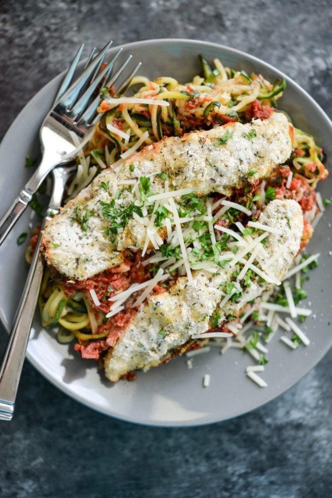 paleo chicken parmesan casserole