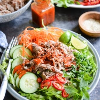 Big Batch Thai Pork Salad - Fed & Fit