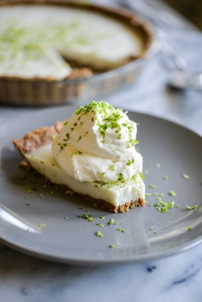 No-Bake Key Lime Pie (GF, DF, EF) - Fed & Fit