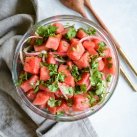 Spicy Watermelon Salad