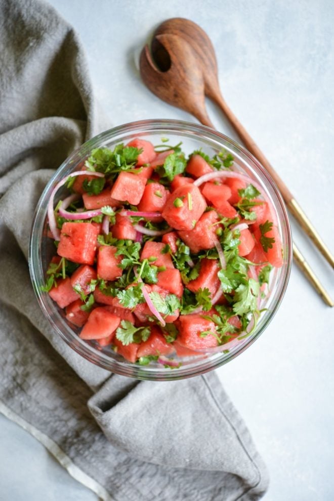 Spicy Watermelon Salad