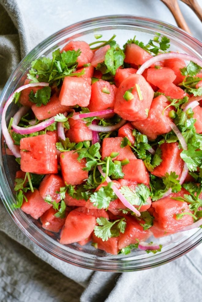 Spicy Watermelon Salad