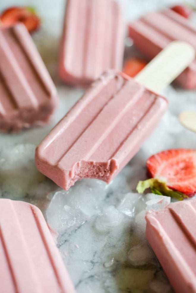 Strawberry Jam & Cream Pops