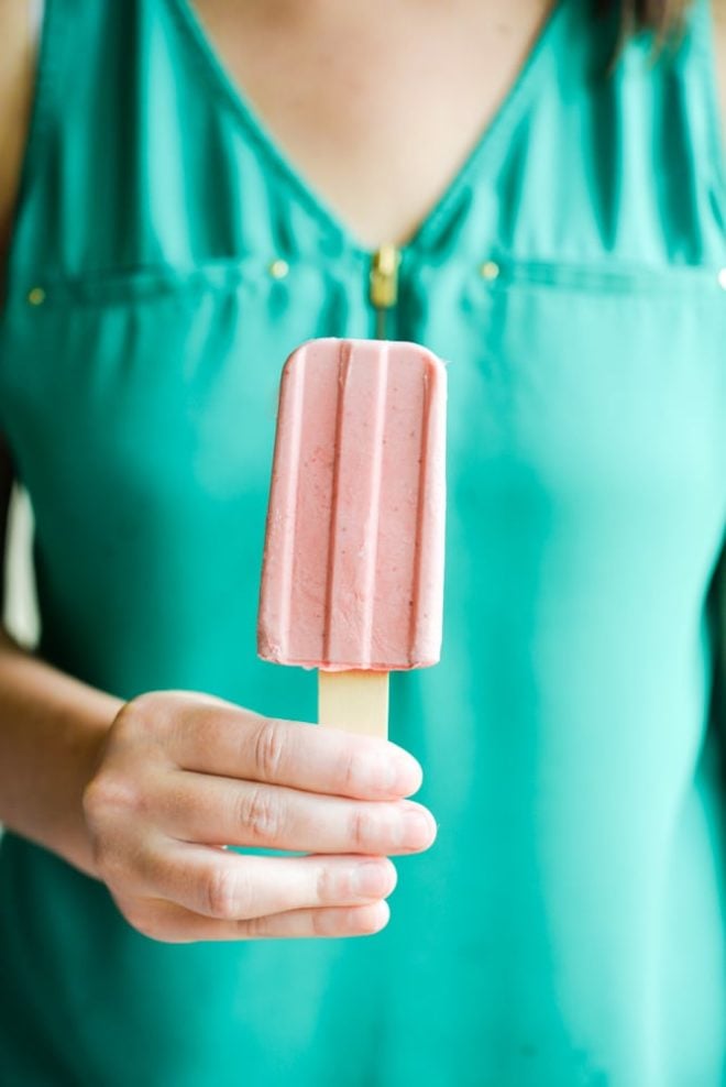 Strawberry Jam & Cream Pops