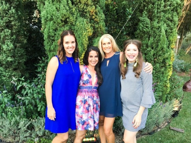 group of smiling women