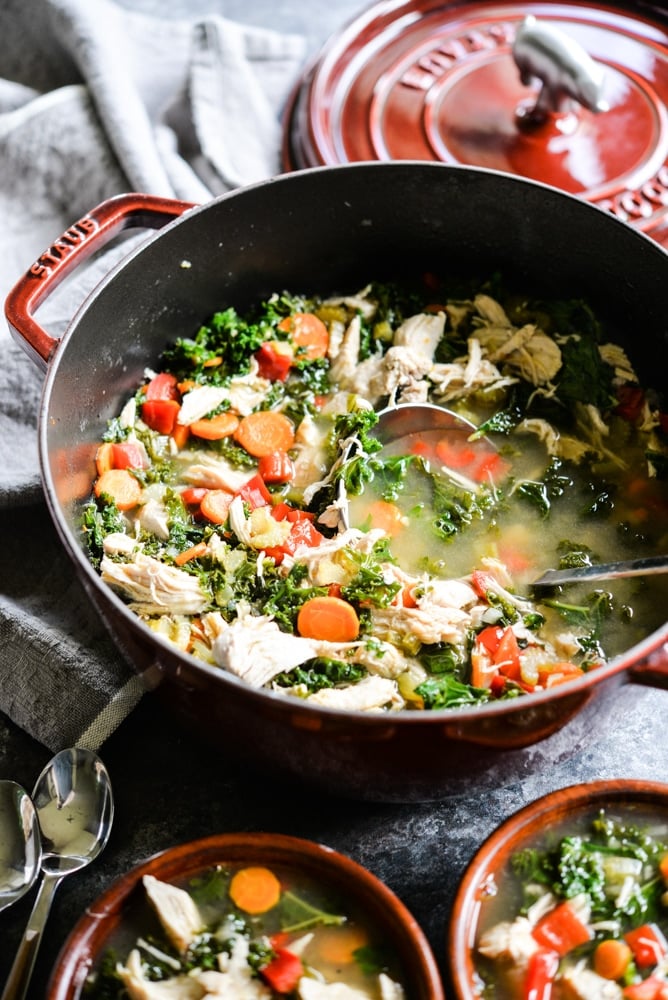 Chicken Vegetable Soup - Confessions of a Fit Foodie