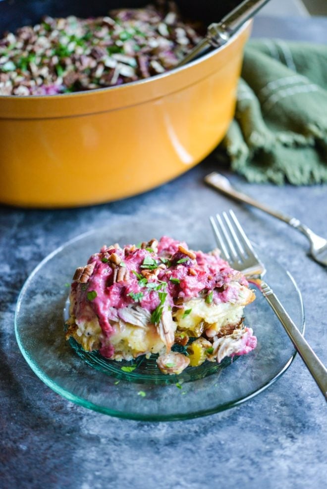 Thanksgiving Leftovers Casserole