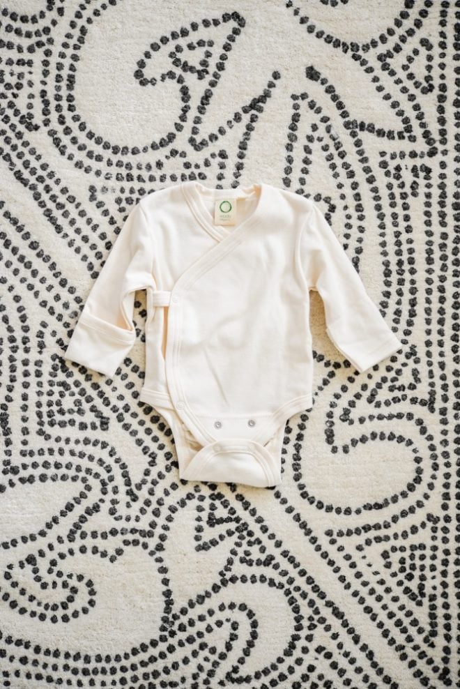 how I'm choosing safer baby products clothing on the floor