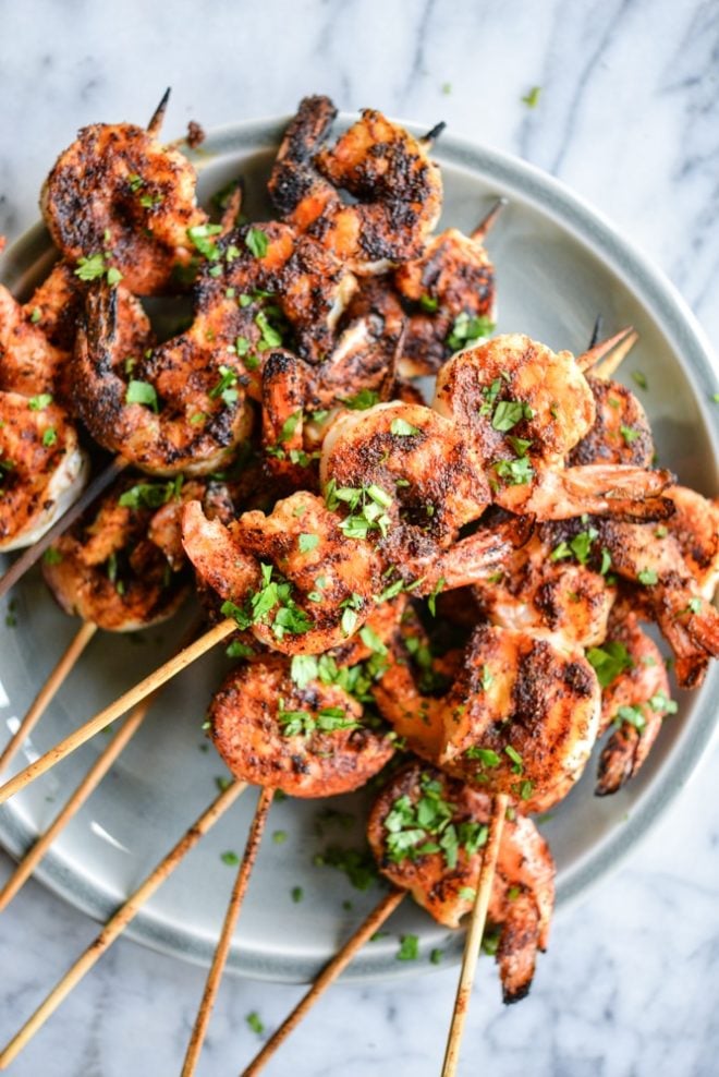 Blackened Shrimp Skewers | Fed & Fit